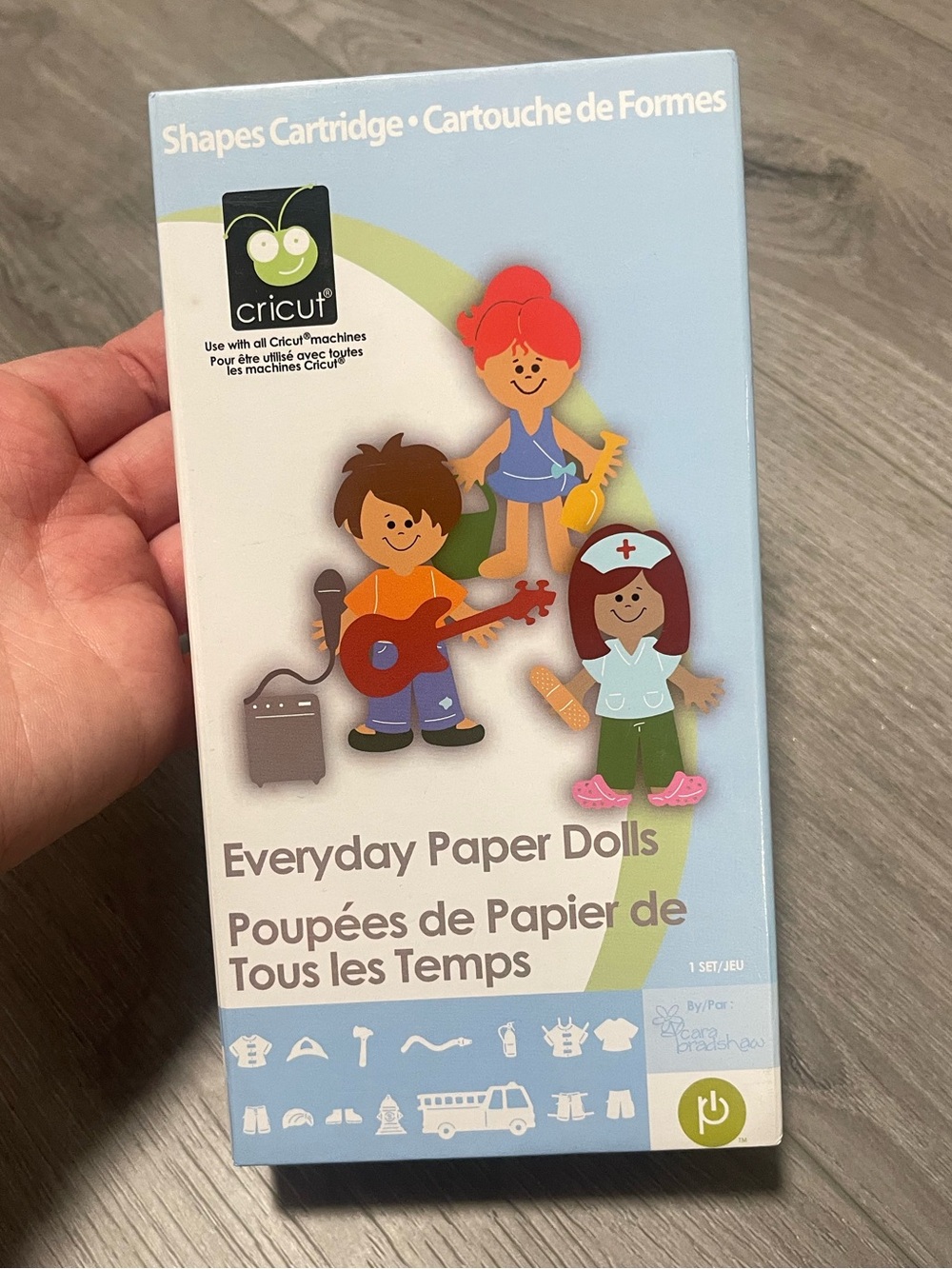 Cricut Everyday Paper Dolls Shapes Cartridges for Crafts Crafting Scrapbooking